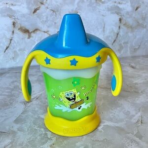 VTG 2004 Munchkin SpongeBob SquarePants Click Lock toddler cup